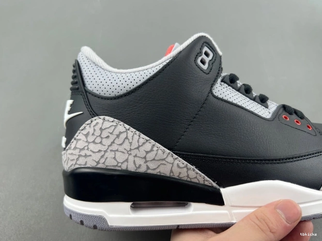 Cheap TB 3 Black Jordan Cement Air DN3707-010 0630